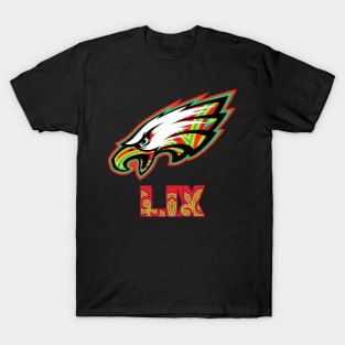 Super Bowl LIX 59 Philadelphia Eagles Champions Midnight Green T-Shirt